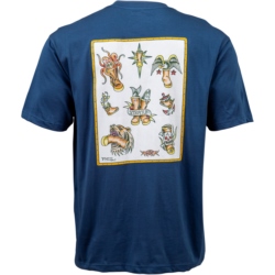TATTOO T-SHIRT DARK DENIM 2X (D)